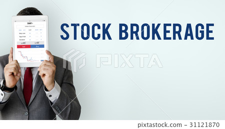 Stock exchange financial graph chart 31121870