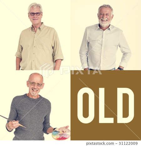Set of Diversity Senior Adult People Face Expression Studio Coll Set of Diversity Senior Adult People Face Expression Studio Coll 31122009