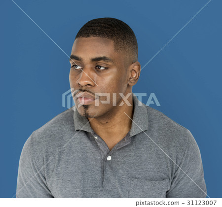 African Descent Man Neutral Candid 31123007