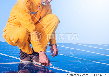 electrician checking and maintenance electrician checking and maintenance 31123764