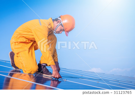 electrician checking and maintenance  31123765