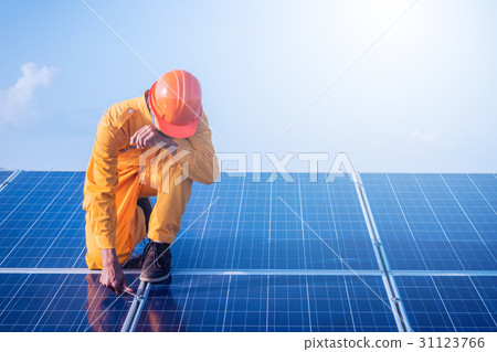 electrician checking and maintenance electrician checking and maintenance 31123766
