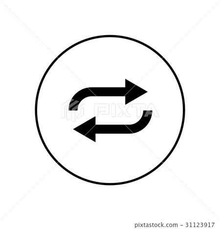 Loop minimal style Icon vector Eps10 Loop minimal style Icon vector Eps10 31123917