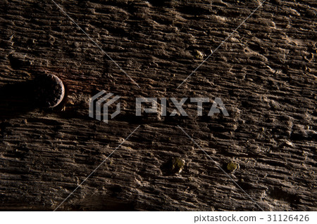 Background of an old wooden board with heads Background of an old wooden board with heads 31126426