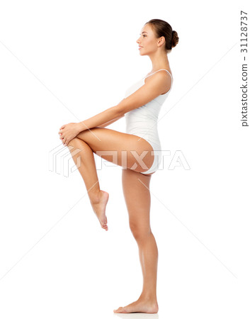 beautiful young woman in white underwear beautiful young woman in white underwear 31128737