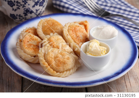 Traditional Polish dumplings Pierogi ruskie 31130195