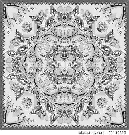 authentic silk neck scarf or kerchief square 31130815