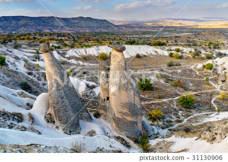 Fairy chimneys near Urgup in Cappadocia. Turkey 31130906
