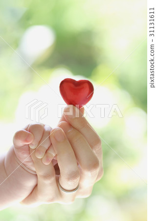 Heart, baby and mother Heart, baby and mother 31131611