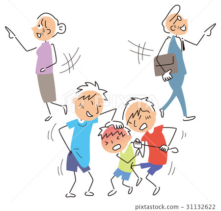 Adults who make a swing without looking at bullys Adults who make a swing without looking at bullys 31132622