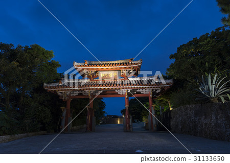 首里城堡小巷鵝卵石 首里城堡小巷鵝卵石 31133650