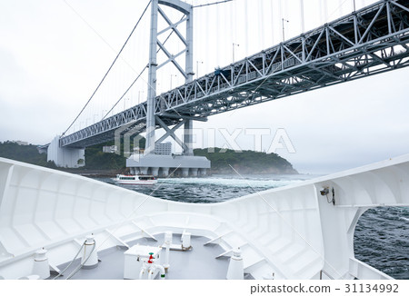 Naruto whirlpools, ship sailing boat Naruto whirlpools, ship sailing boat 31134992