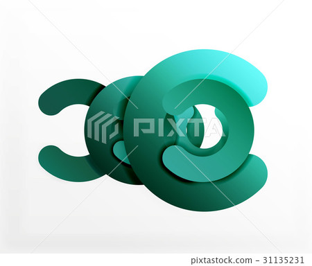 Circle geometric abstract background, colorful Circle geometric abstract background, colorful 31135231