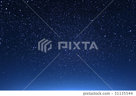 Night sky with the star 31135544