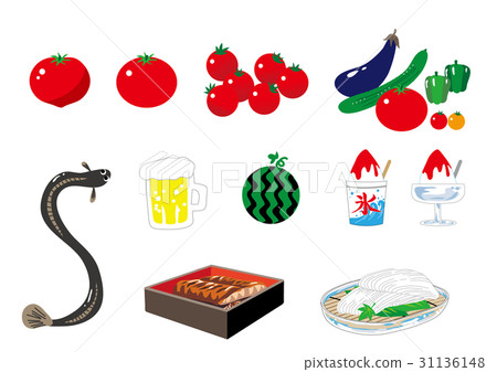 Summer food set 31136148