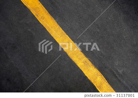 Yellow line on road texture background Yellow line on road texture background 31137801