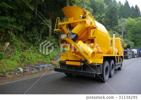 Mixer car for tunnel construction Mixer car for tunnel construction 31138295