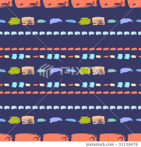 Brush stroke artistic seamless pattern Brush stroke artistic seamless pattern 31138478