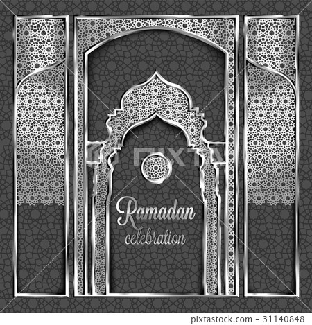 Ramadan Kareem greeting card] 31140848