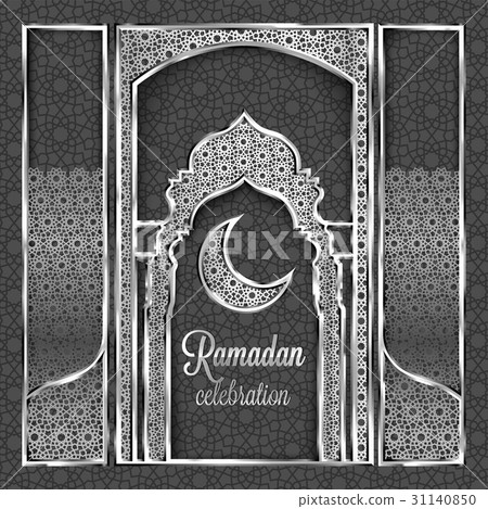 Ramadan Kareem greeting card] 31140850