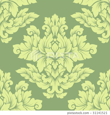 Damask seamless pattern intricate design 31141521