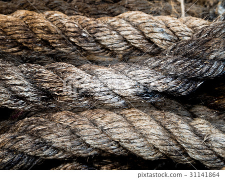 Old rope for background. screen Effect. 31141864