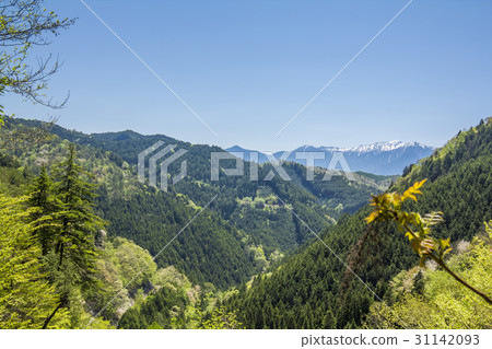 From the former Hida Highway Nagano Prefecture Central Alps 31142093