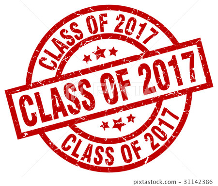 class of 2017 round red grunge stamp class of 2017 round red grunge stamp 31142386