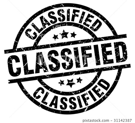 classified round grunge black stamp classified round grunge black stamp 31142387
