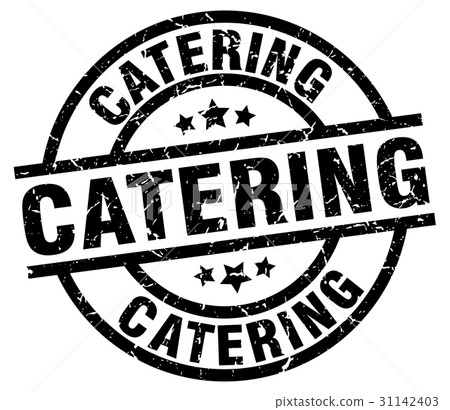 catering round grunge black stamp catering round grunge black stamp 31142403
