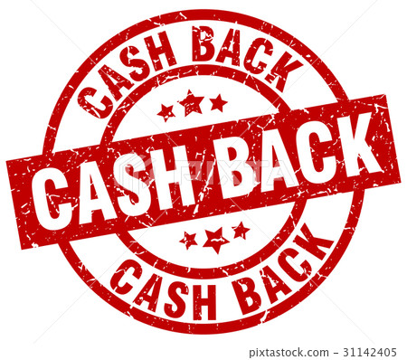 cash back round red grunge stamp cash back round red grunge stamp 31142405