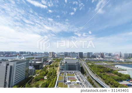 青海到台場·有明地區全景（東京都江東區） 31143401