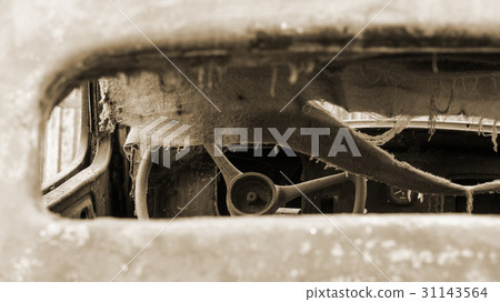Wreck of old car Wreck of old car 31143564