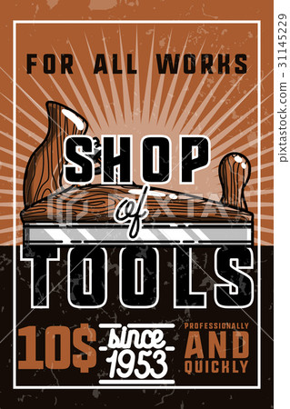 Color vintage tools shop banner Color vintage tools shop banner 31145229