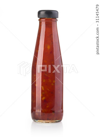hot sauce in glass bottle hot sauce in glass bottle 31145479