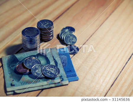 Saving money and account banking finance concept Saving money and account banking finance concept 31145636