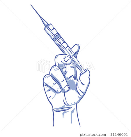 injection doodle drawing injection doodle drawing 31146091