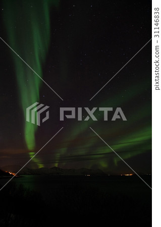Northern Lights at Bremnes near Harstad, Norway 31146838