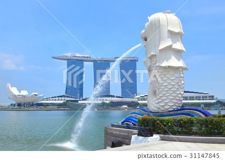 魚尾獅公園在新加坡 31147845