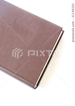 vintage bown book isolated on white background 31148103