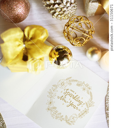Have a Sparkling New Year Celebration Greeting Card 31150671