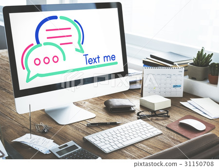 Text Me Communication Connection Concept 31150708