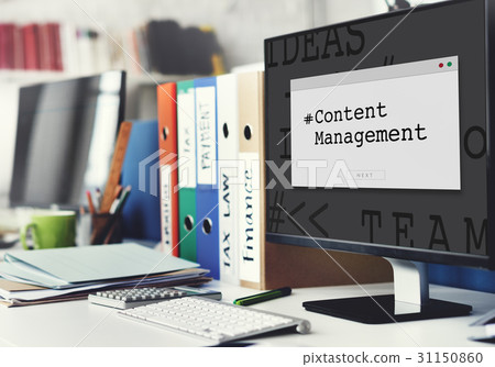Cmputer Screen Show about Content Management System Word 31150860