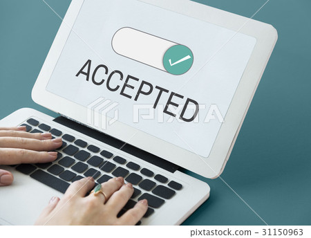Approved Accepted Guaranteed Authorized Checked Graphic 31150963