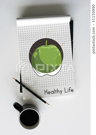 Healthy Eating Food Lifestyle Organic Wellness Graphic 31150990