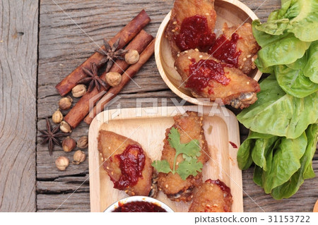 Korean fried chicken is delicious Korean fried chicken is delicious 31153722