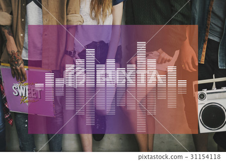 Multimedia Entertainment Music Bars Display 31154118