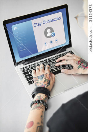 Online video calling profile interface 31154578
