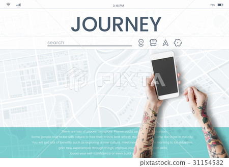 Map GPS Direction Navigation Route Travel 31154582