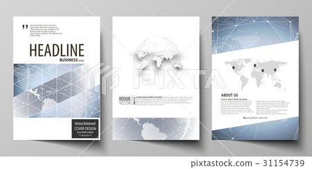 The vector illustration of the editable layout of 31154739